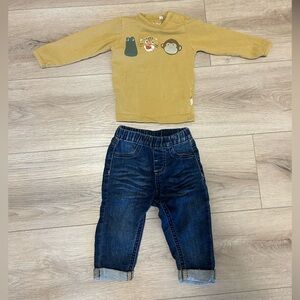 Adorable Minymo Baby Outfit 6-9 Month